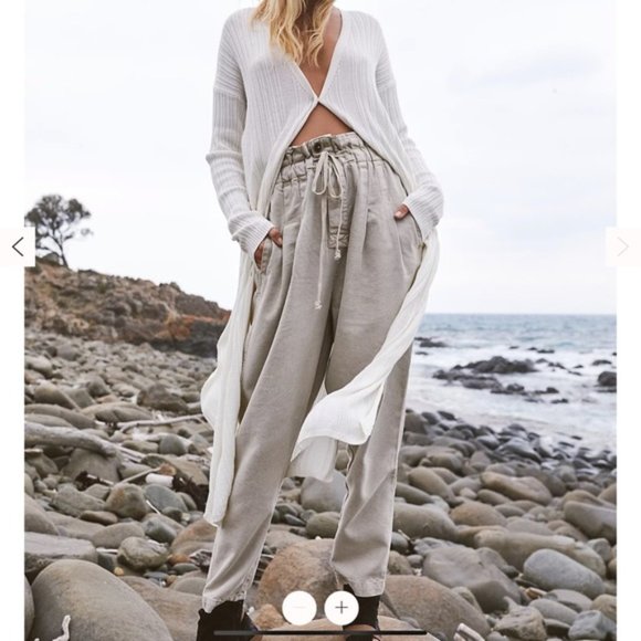 Free People Margate Pleated Trouser - Picture 1 of 3